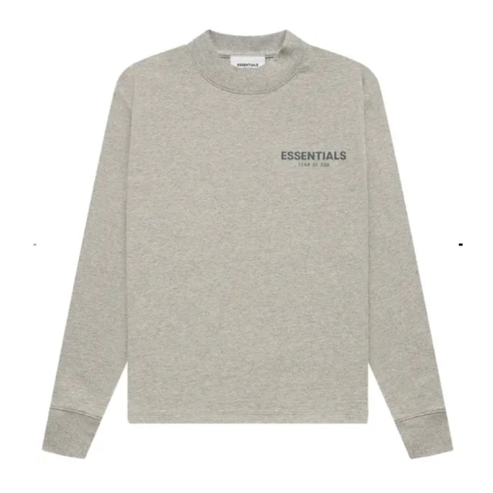 Essentials Heather Gray Crewneck Top